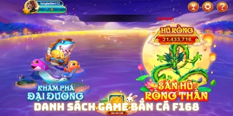 Nền tảng sở hữu bộ sưu tập bắn cá F168 đẳng cấp