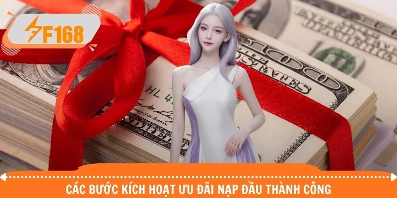 Các bước kích hoạt ưu đãi nạp đầu thành công